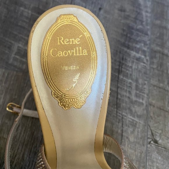 Rene Caovilla Swarovski Crystal Strappy High Heel Shoes - Size 39 - Gorgeous! - Picture 5 of 6